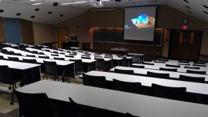 View of the classroom. 