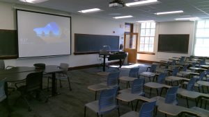 View of the classroom. 