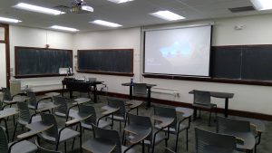 View of the classroom. 