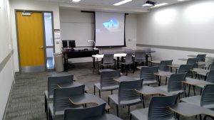 View of the classroom. 