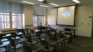 View of the classroom. 