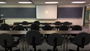 View of the classroom. 