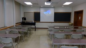 View of the classroom. 