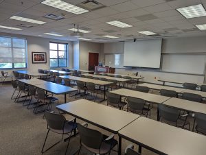 View of the classroom. 