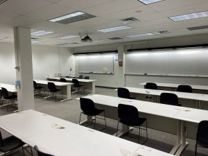 View of the classroom. 