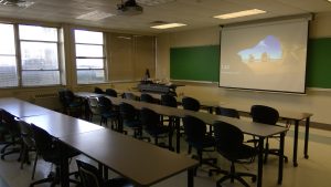 View of the classroom. 