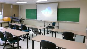 View of the classroom. 