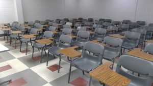 View of the classroom. 