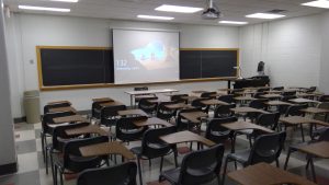 View of the classroom. 