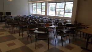 View of the classroom. 