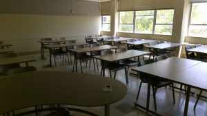 View of the classroom. 