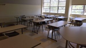 View of the classroom. 