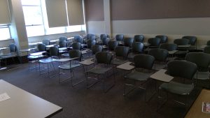 View of the classroom. 