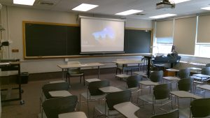 View of the classroom. 