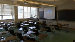 View of the classroom. 