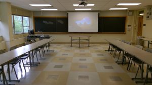 View of the classroom. 