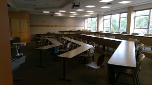 View of the classroom. 