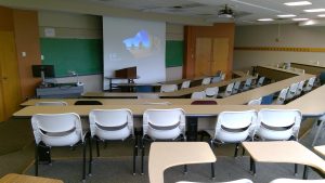 View of the classroom. 