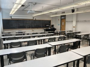 View of the classroom. 