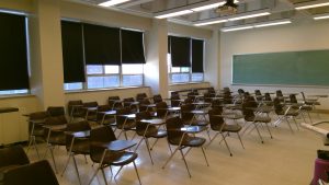 View of the classroom. 