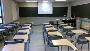 View of the classroom. 