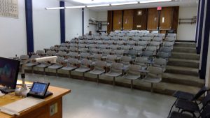 View of the classroom. 