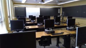 View of the classroom. 