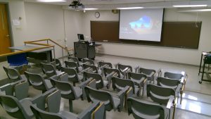 View of the classroom. 