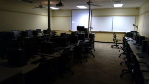 View of the classroom. 