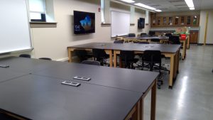 View of the classroom. 