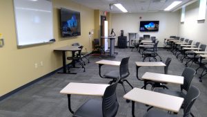 View of the classroom. 