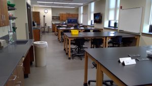 View of the classroom. 