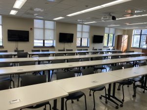 View of the classroom. 