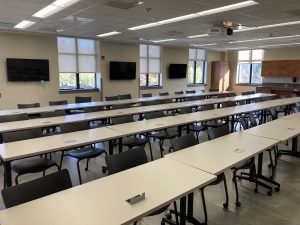 View of the classroom. 