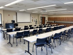 View of the classroom. 