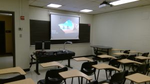 View of the classroom. 