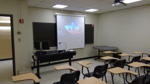 View of the classroom. 