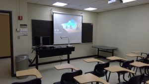 View of the classroom. 