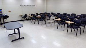 View of the classroom. 