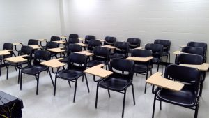 View of the classroom. 