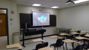 View of the classroom. 