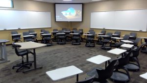 View of the classroom. 