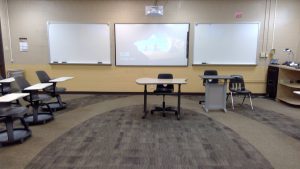 View of the classroom. 