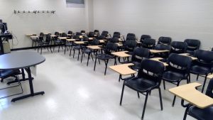 View of the classroom. 