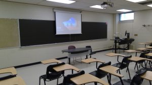 View of the classroom. 