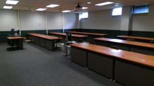 View of the classroom. 