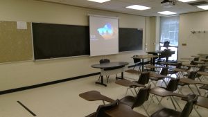 View of the classroom. 