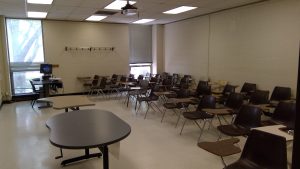 View of the classroom. 