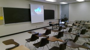 View of the classroom. 