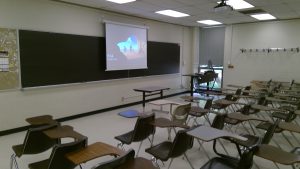 View of the classroom. 